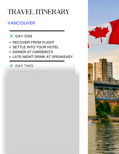 Vancouver Travel Guide & Itinerary
